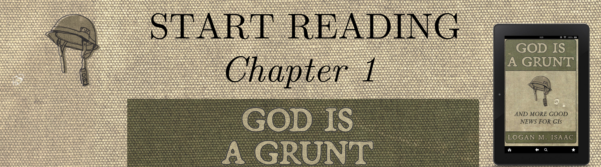 You can start reading God Is a Grunt!